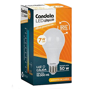 Lampara led 7w. x 5 un. - Calida